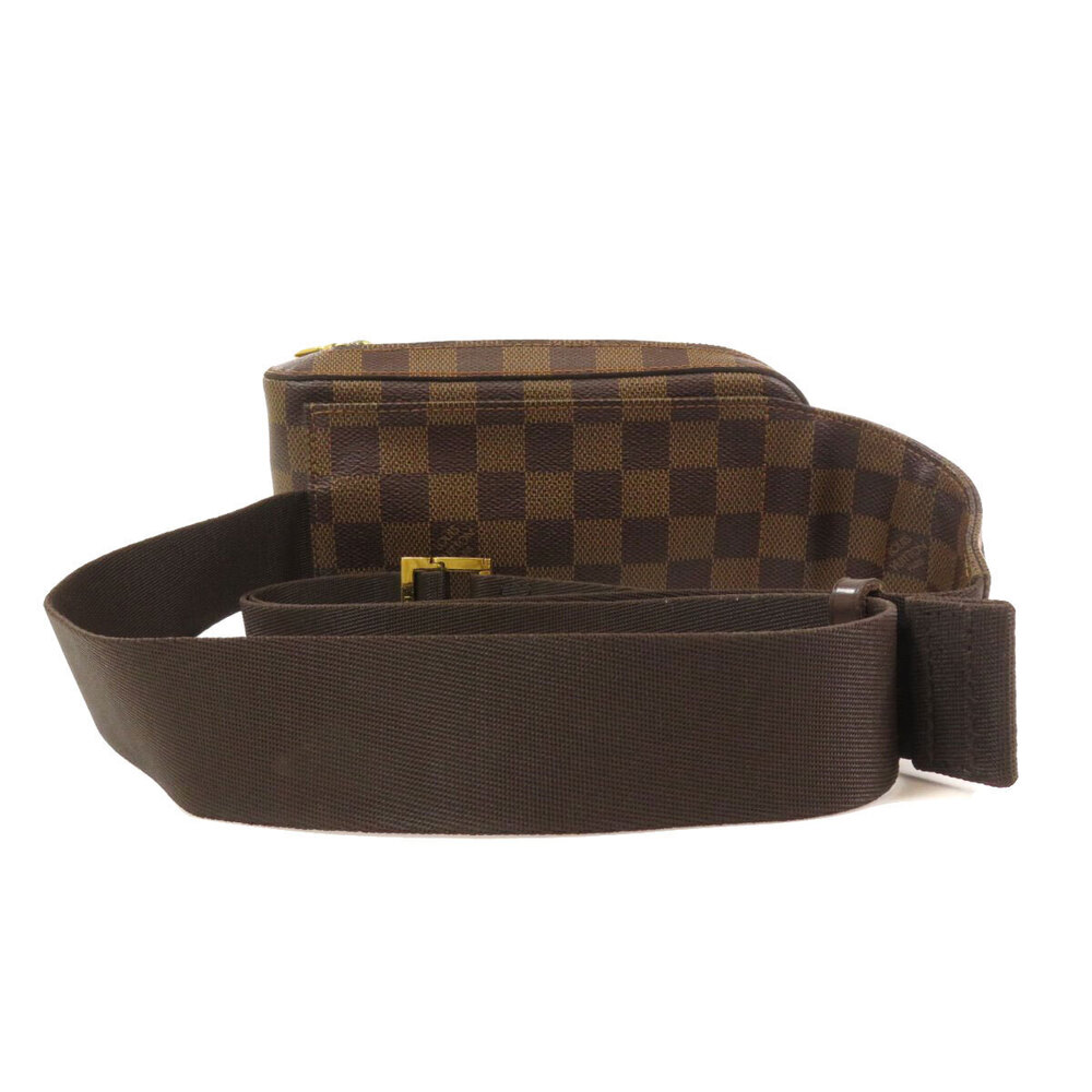 Louis Vuitton Geronimos Belt Damier Bag Crossbody Body Bum Canvas Brown